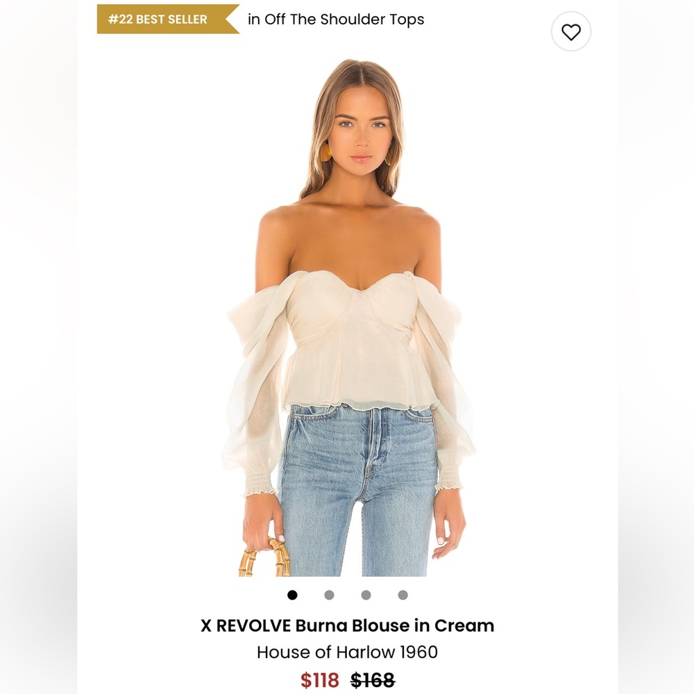 House of Harlow 1960 Burna Blouse